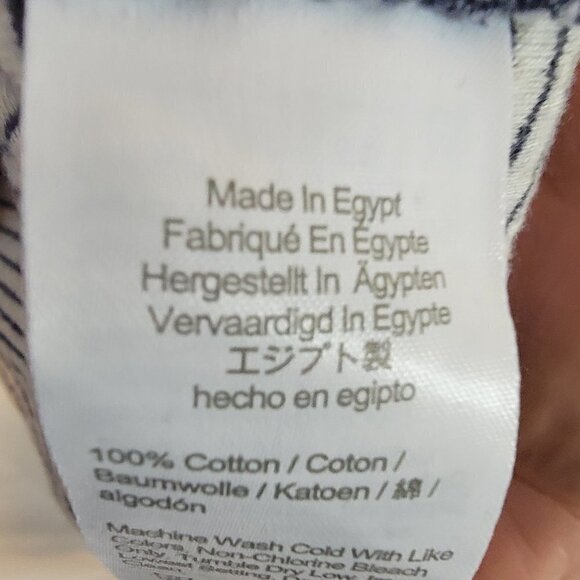 J. Crew 100% Cotton Navy Long Sleeve Quarter Zip Sweater - sz L - Picture 5 of 6